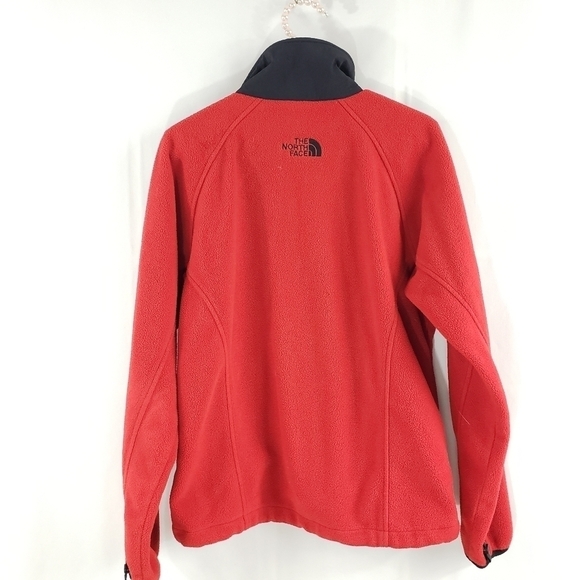The North Face Red Fleece Zip Jacket - Picture 2 of 7